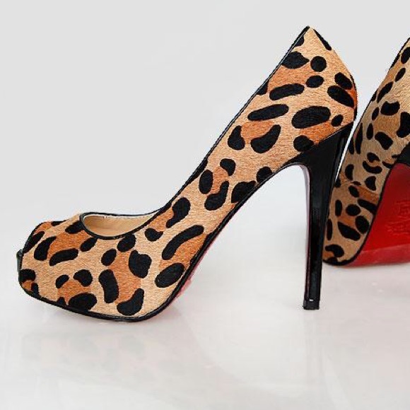 Christian Louboutin leopard print sexy high heels - Picture 4 of 8